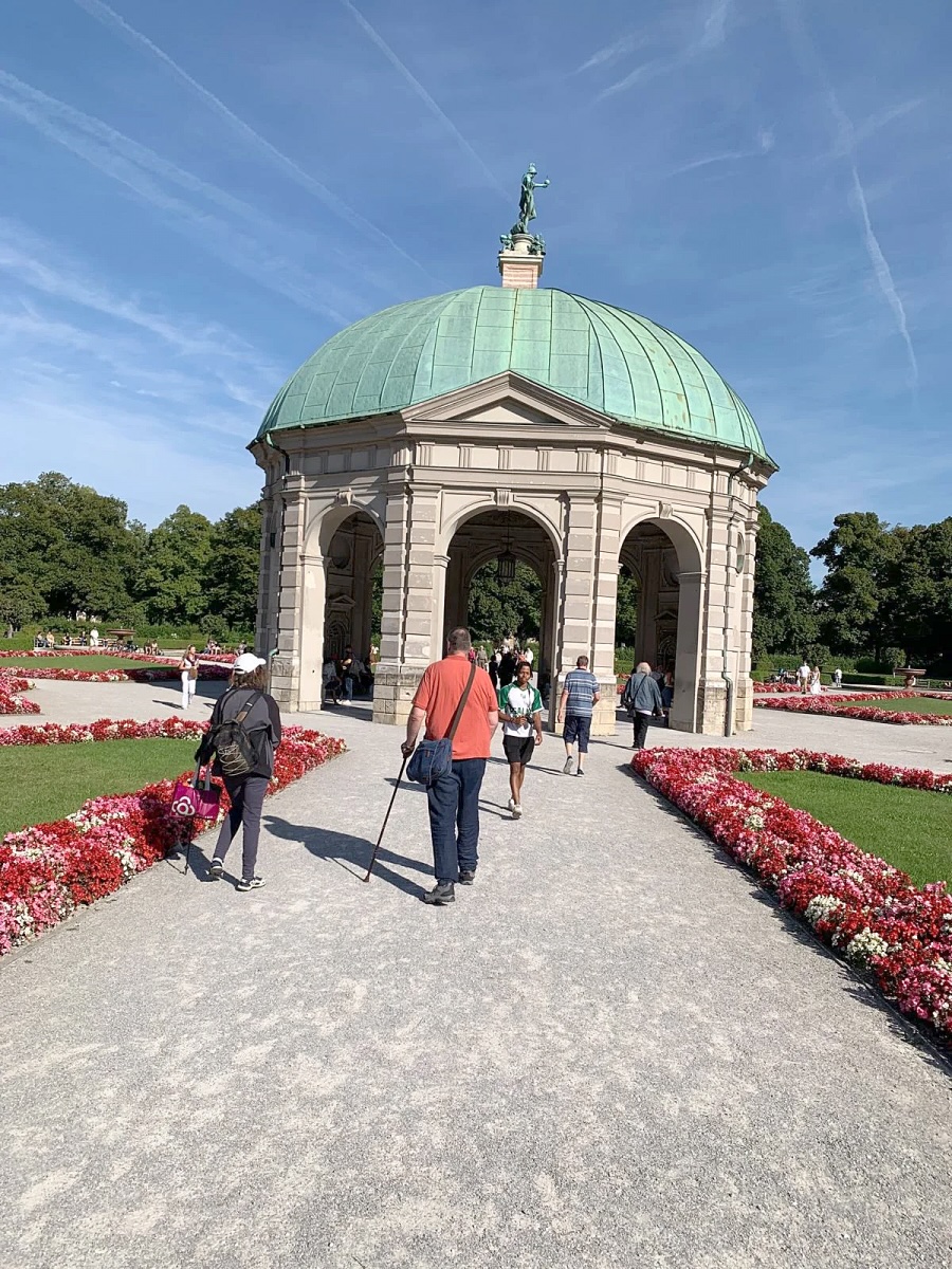 EIn Highlight der Hofgarten mit speziell dem Dianatempel.