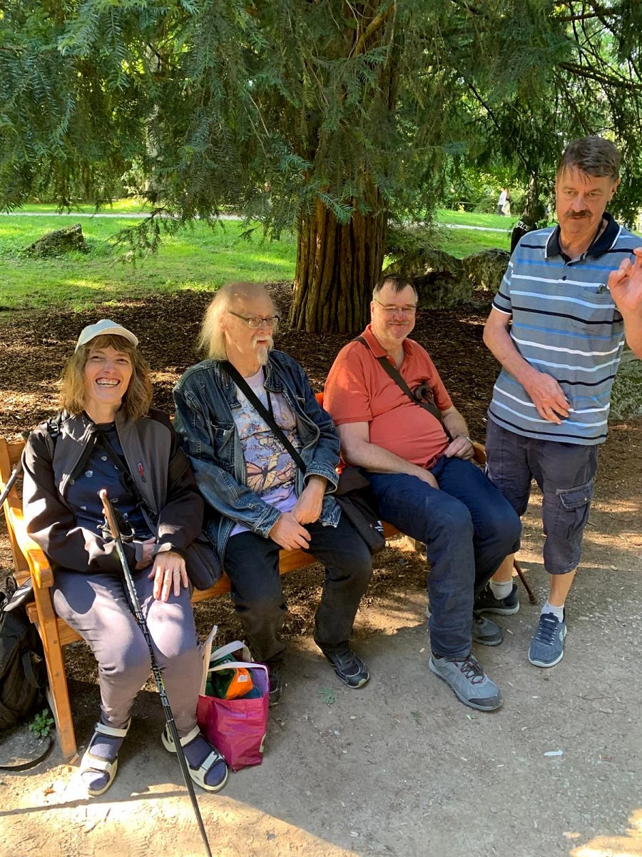 Bei der Hitze waren ausreichend Pausen eingeplant.