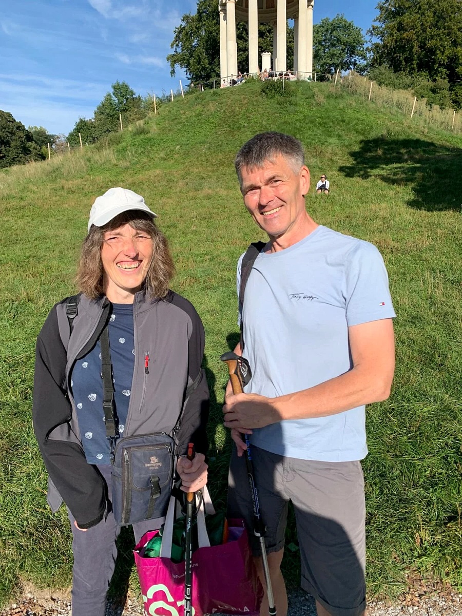 Ein Selfie am chinesischen Turm.