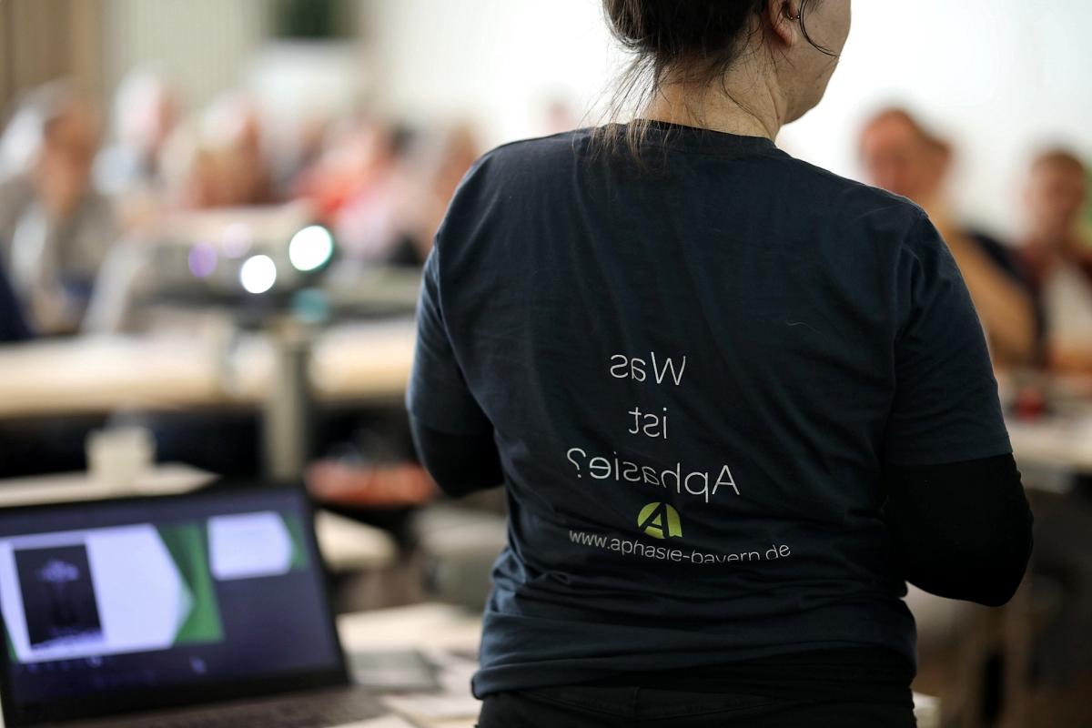 offizielles T-Shirt des Aphasie Landesverband Bayern