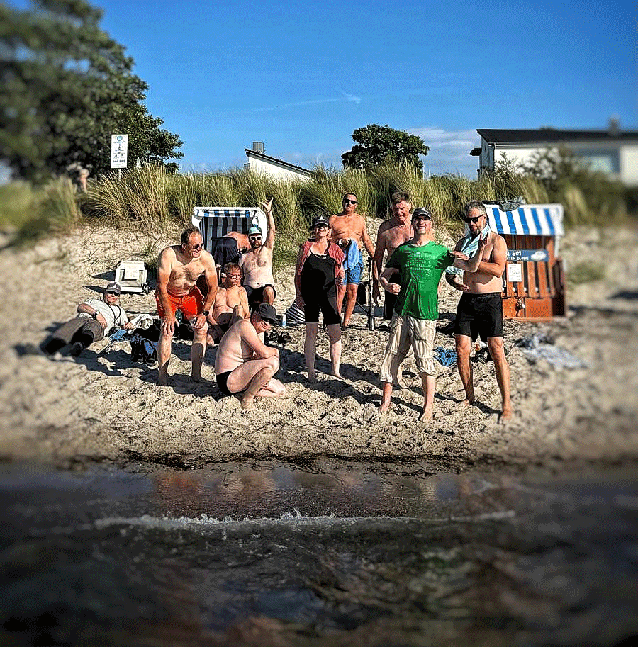 Auch am Strand hatten wir viel Spaß